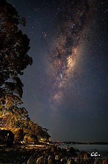 The Milky Way over Tasmania, Australia.