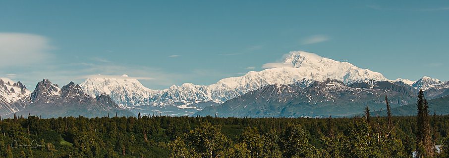 The Parks Highway in Alaska.