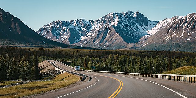 The Alaska Range, Alaska.