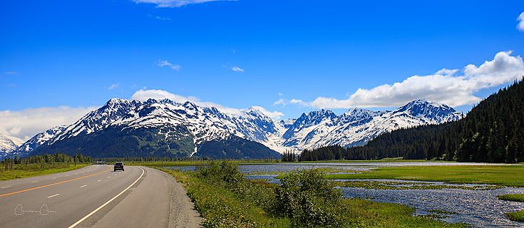 Byron Glacier in Chugach National Forest, Alaska.