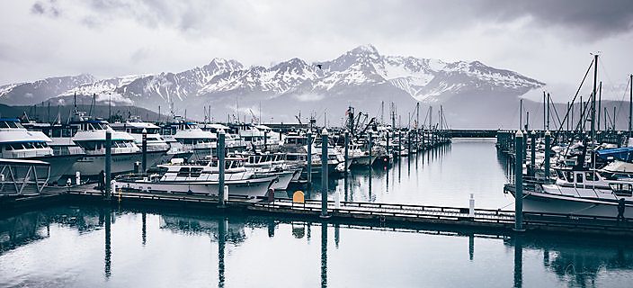 The Seward Highway, Alaska.