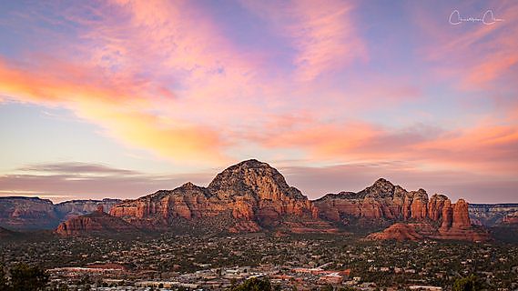The Devil's Sinkhole in Sedona, Arizona.