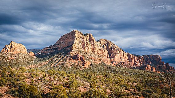 Coffee Pot Rock in Sedona, Arizona.