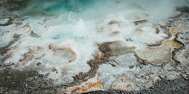 Grand Prismatic Spring in Yellowstone National Park, Wyoming.