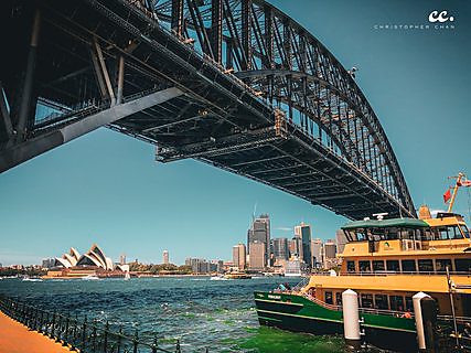 The waterfront at Barangaroo, Sydney, Australia.